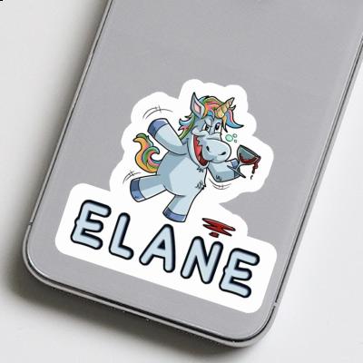 Sticker Wine Unicorn Elane Image