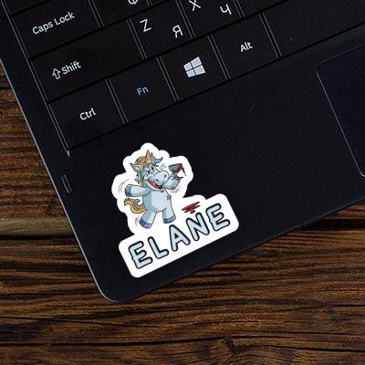 Licorne Autocollant Elane Laptop Image