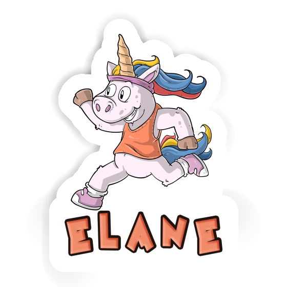 Läuferin Sticker Elane Image