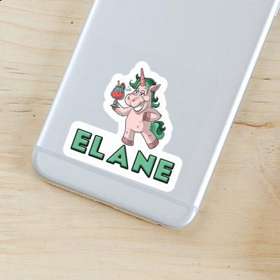 Sticker Party-Einhorn Elane Notebook Image