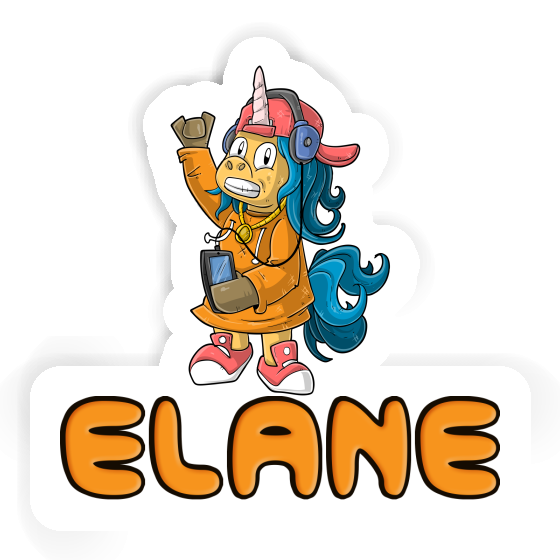 Autocollant Licorne hip-hop Elane Gift package Image