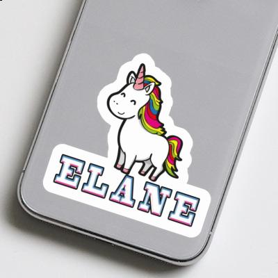 Unicorn Sticker Elane Notebook Image