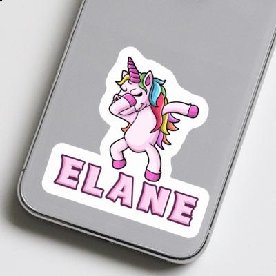 Elane Autocollant Licorne Laptop Image