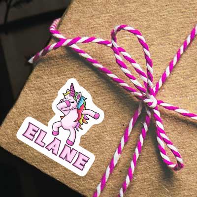 Dabbing Unicorn Sticker Elane Gift package Image