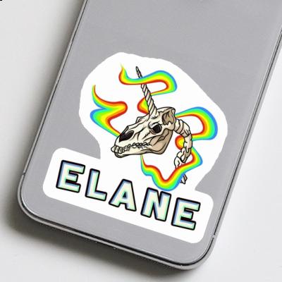 Sticker Unicorn Skull Elane Image