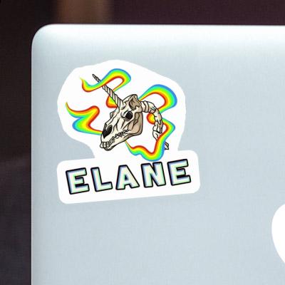 Sticker Unicorn Skull Elane Notebook Image