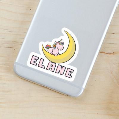 Sticker Elane Moon Unicorn Image