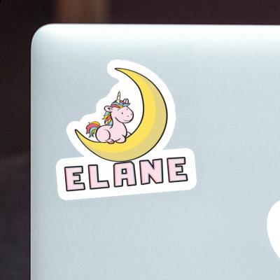 Elane Autocollant Licorne Laptop Image