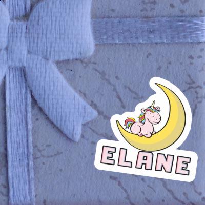 Sticker Elane Moon Unicorn Image