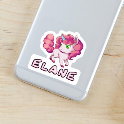 Sticker Unicorn Elane Laptop Image