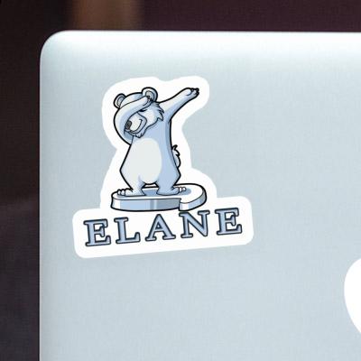 Sticker Elane Bear Laptop Image