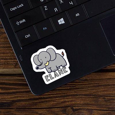 Sticker Elane Elephant Notebook Image