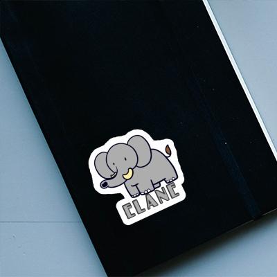 Sticker Elane Elephant Image