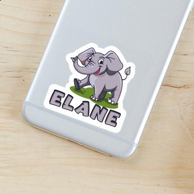 Autocollant Éléphant Elane Laptop Image