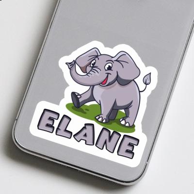 Sticker Elane Elephant Notebook Image