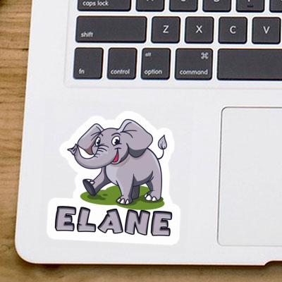 Autocollant Éléphant Elane Notebook Image