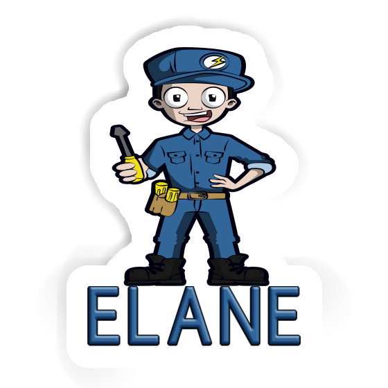 Sticker Electrician Elane Image