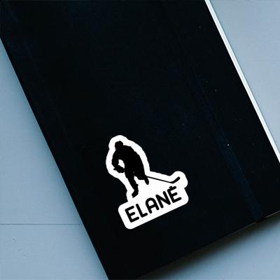 Elane Autocollant Joueur de hockey Gift package Image