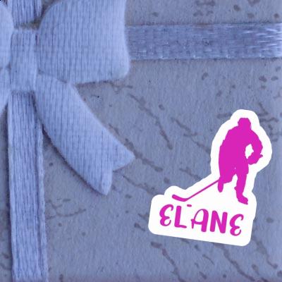 Hockey Player Sticker Elane Image