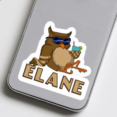 Owl Sticker Elane Notebook Image