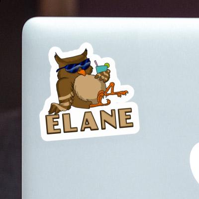 Owl Sticker Elane Notebook Image