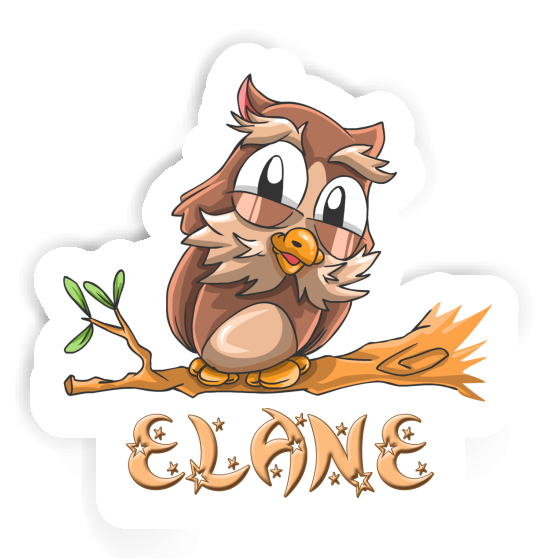 Elane Autocollant Hibou Image