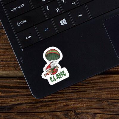 Sticker Elane Skydiver Notebook Image