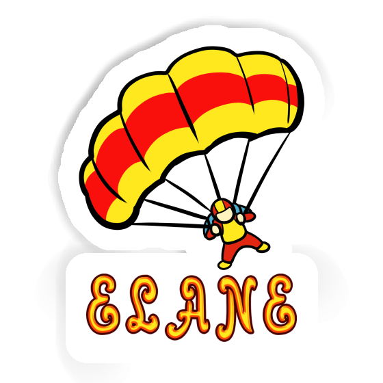 Elane Sticker Skydiver Notebook Image