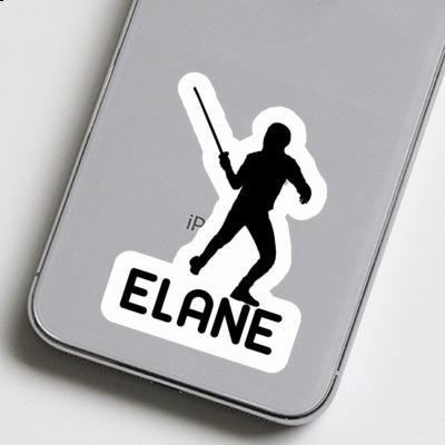 Elane Sticker Fechter Notebook Image