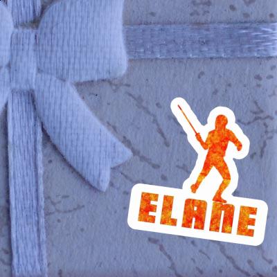 Sticker Elane Fencer Notebook Image