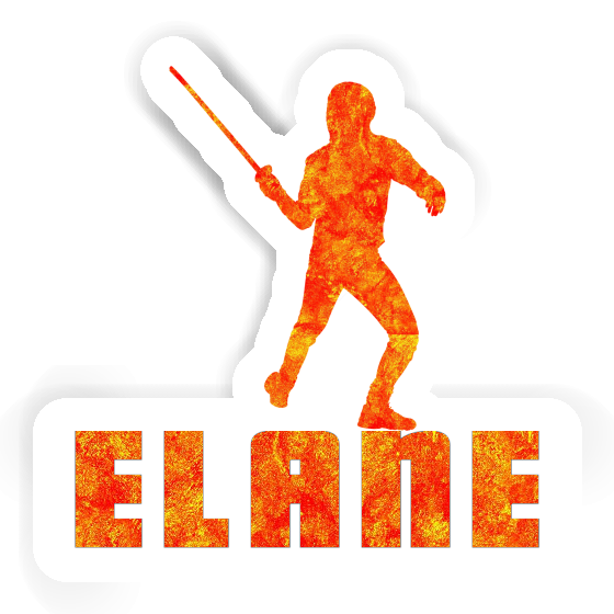 Sticker Fechter Elane Notebook Image