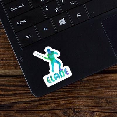 Fencer Sticker Elane Laptop Image