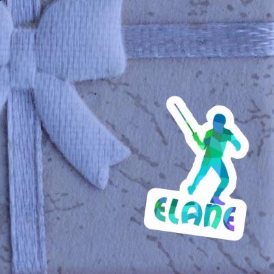 Fencer Sticker Elane Image