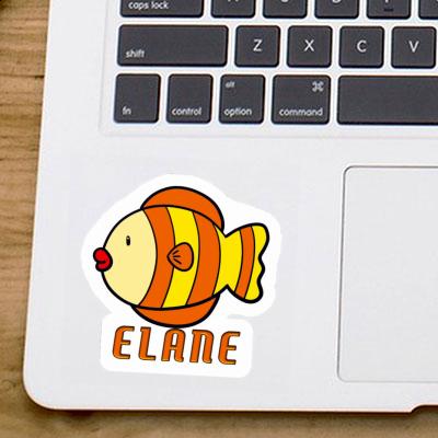 Fish Sticker Elane Laptop Image