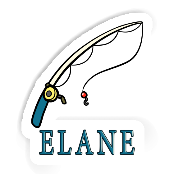 Sticker Angelrute Elane Notebook Image