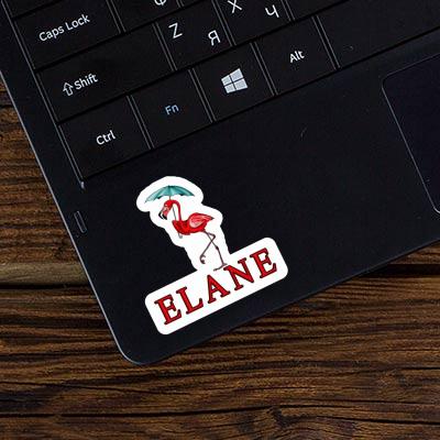 Sticker Flamingo Elane Laptop Image