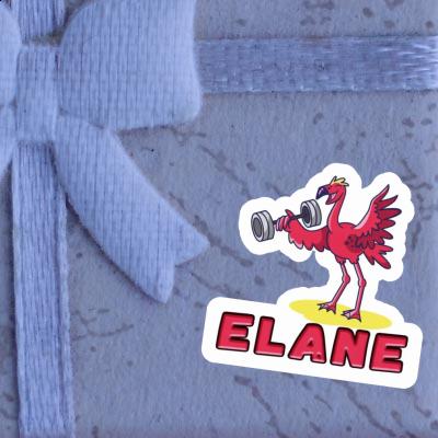 Weight Lifter Sticker Elane Laptop Image