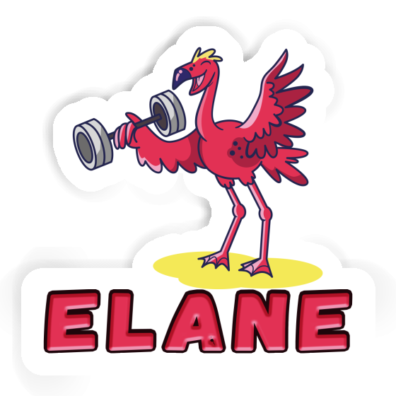 Weight Lifter Sticker Elane Notebook Image