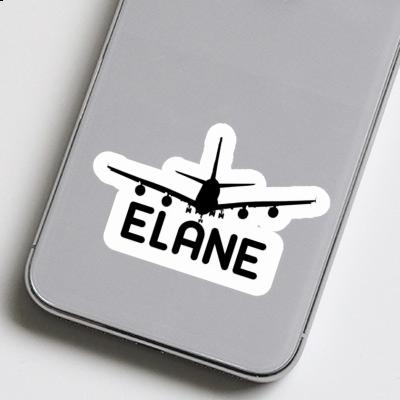 Sticker Elane Airplane Notebook Image