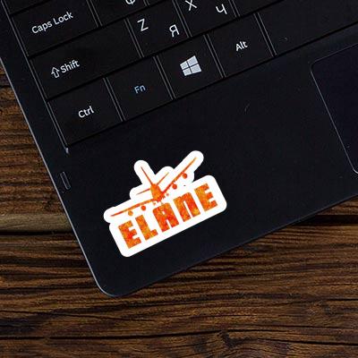 Sticker Elane Airplane Laptop Image