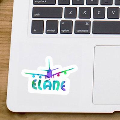 Elane Sticker Airplane Gift package Image