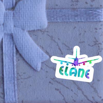 Elane Sticker Airplane Gift package Image