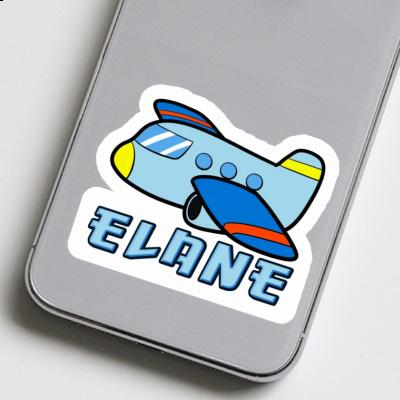 Elane Sticker Airplane Notebook Image