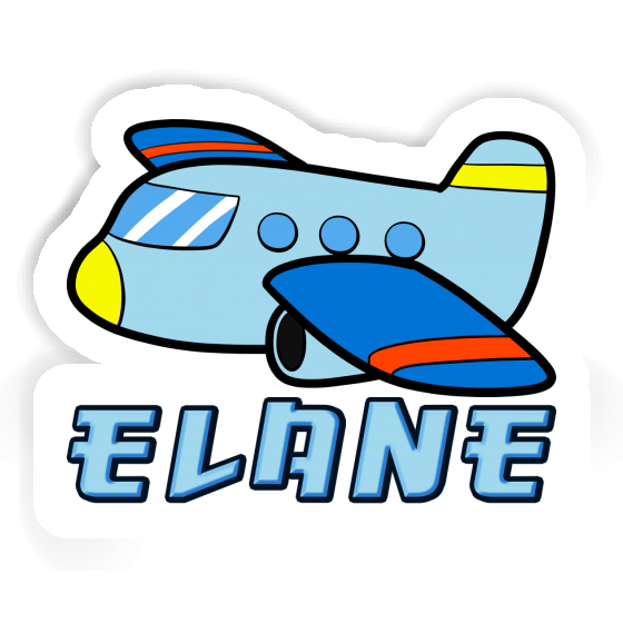 Elane Sticker Airplane Laptop Image