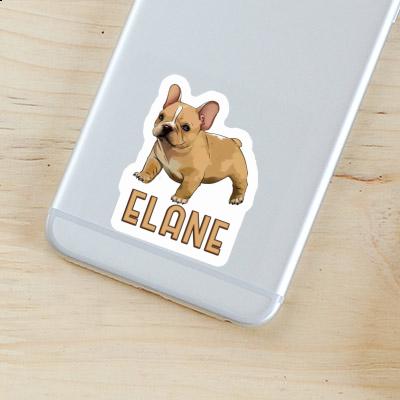 Autocollant Bouledogue Elane Notebook Image