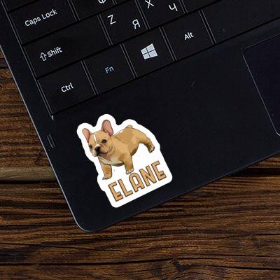 Sticker Frenchie Elane Notebook Image