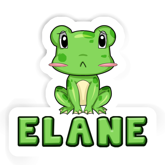 Autocollant Elane Grenouille Laptop Image