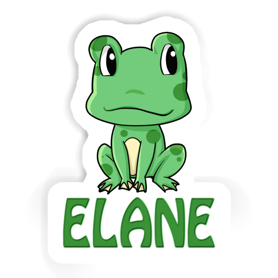 Elane Autocollant Grenouille Notebook Image