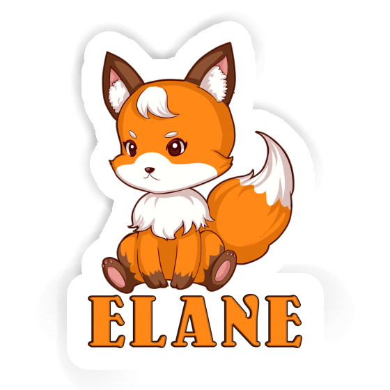 Sticker Elane Fox Notebook Image