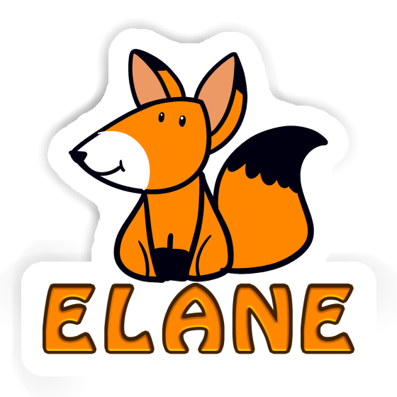 Sticker Elane Fox Laptop Image